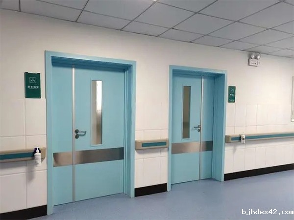 How can medical doors reduce infections in hospitals