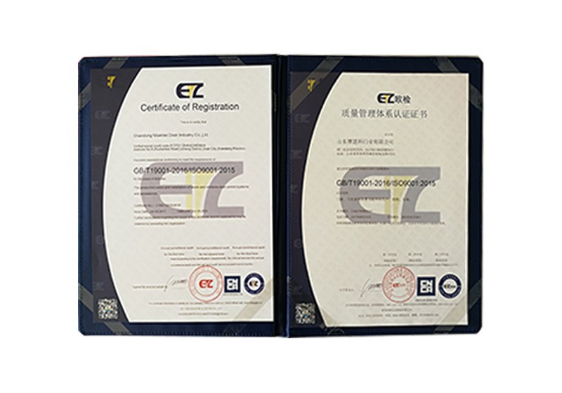 quality management system certification