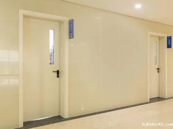 Material selection for medical doors: